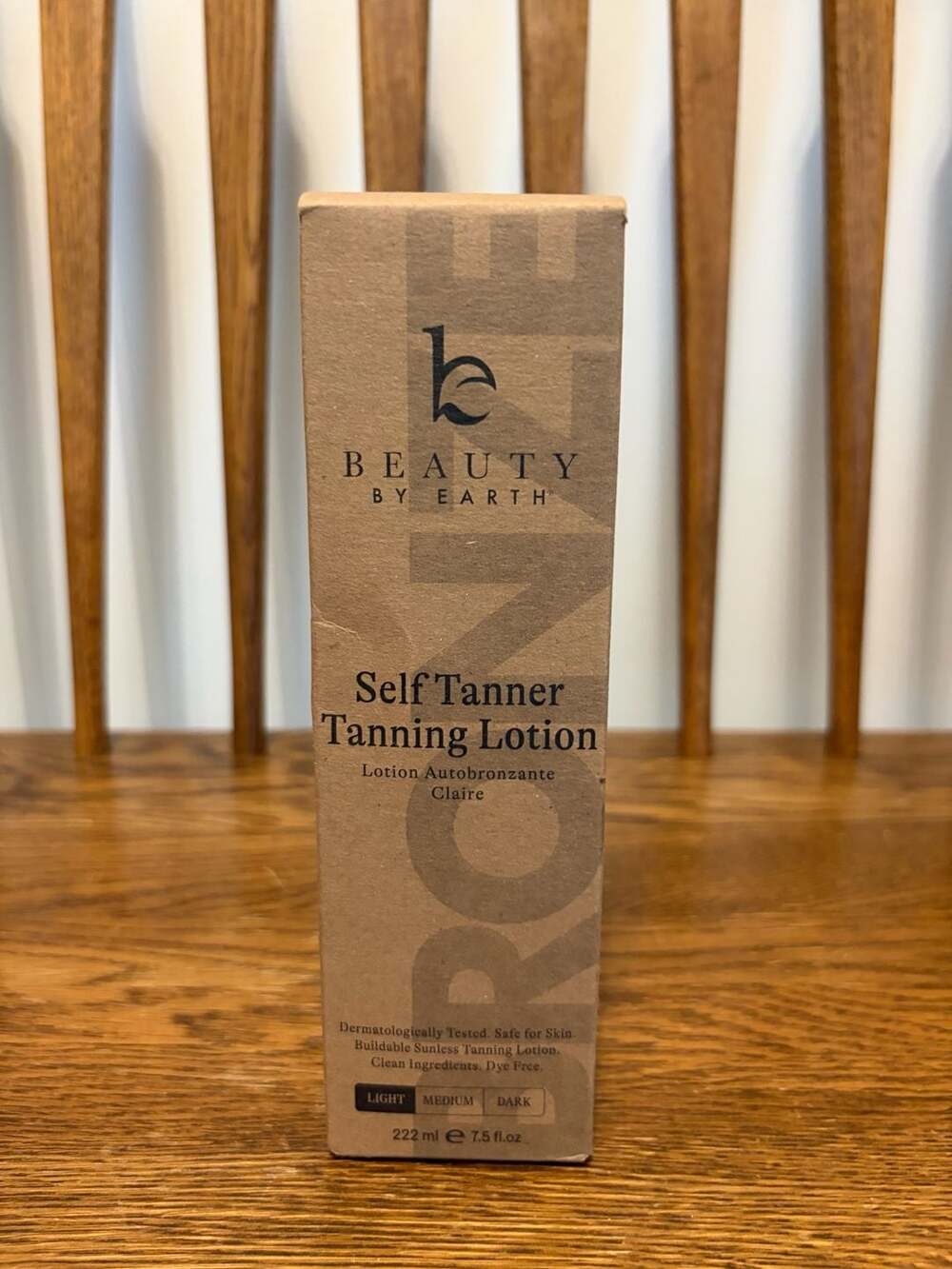 Beauty by Earth Self Tanner Tanning Lotion Light 7.5 fl oz